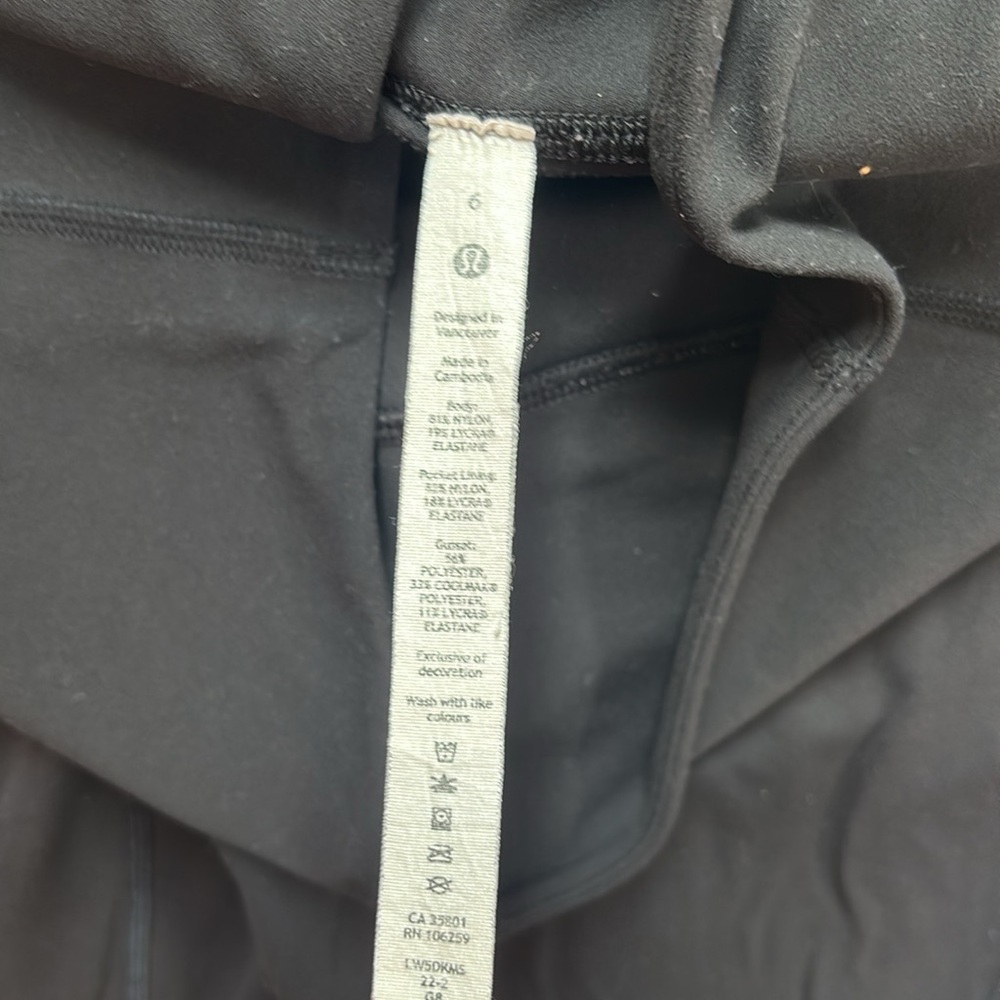 Lululemon Athletica Black flare leggings - Picture 2 of 3